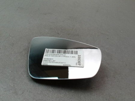 GLACE RETROVISEUR EXT D VOLKSWAGEN POLO V Phase 1 (6R) 2009-...