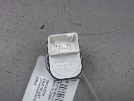 COMMANDE RETROVISSEUR EXTERIEUR ELECTRIQUE CITROEN C3 2009-
