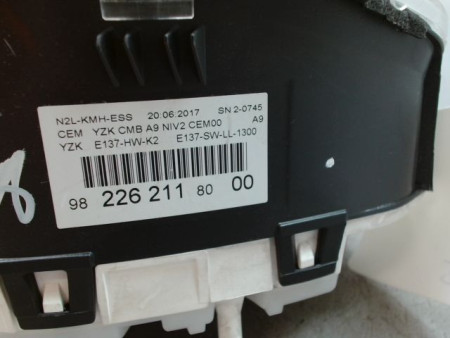 BLOC COMPTEURS PEUGEOT 208
