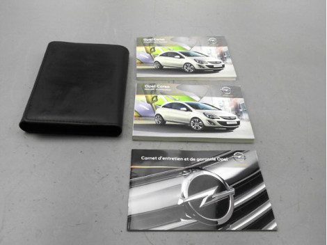 MANUEL UTILISATION OPEL CORSA IV Phase 1 (D) 2006-2010