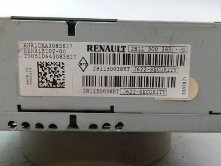 AUTORADIO RENAULT CLIO III Phase 2 2009-2014