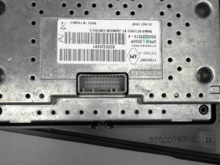 BLOC COMPTEURS RENAULT VEL SATIS Phase 2 2005-2009