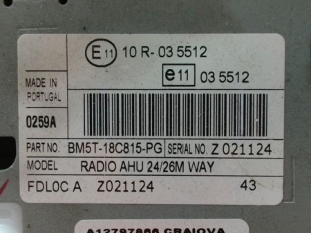 AUTORADIO FORD BMAX MONOSP. 2012-...