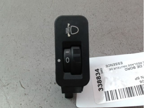 COMMANDE RÉGLAGE HAUTEUR DE PHARE PEUGEOT 206 + 2009-2013