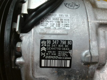 COMPRESSEUR AIR CONDITIONNE CITROEN C3 AIRCR.