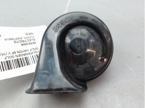 KLAXON / AVERTISSEUR VOLKSWAGEN GOLF V (1K) 2003-2008