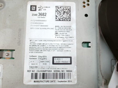 AUTORADIO OPEL MOKKA