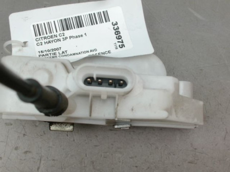 SYSTEME CONDAMNATION AVANT DROIT CITROEN C2 Phase 1 2003-2008
