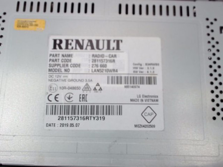 AFFICHEUR DIGITAL RENAULT CLIO IV Phase 1 2012-...
