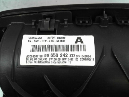 ECRAN GPS PEUGEOT 308 I Phase 1 2007-2011