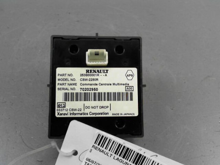 COMMANDE GPS RENAULT LAGUNA II Phase 2 2005-2007