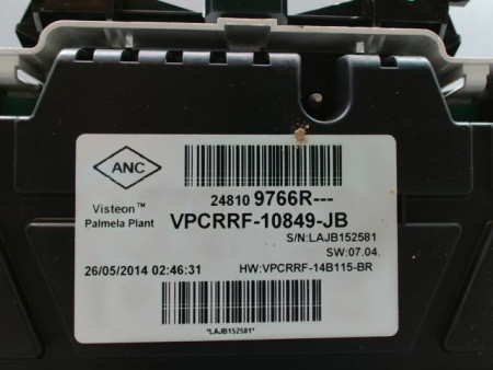 BLOC COMPTEURS RENAULT CLIO IV Phase 1 2012-...