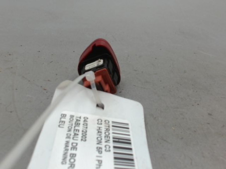 BOUTON DE WARNING CITROEN C3 I Phase 1 2002-2005