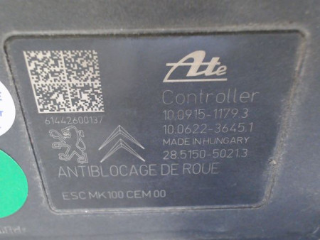 UNITE HYDRAULIQUE ABS PEUGEOT 208 Phase 1 2012-...