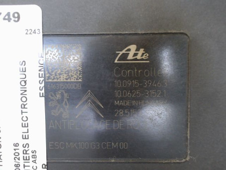 UNITE HYDRAULIQUE ABS PEUGEOT 208 Phase 1 2012-...