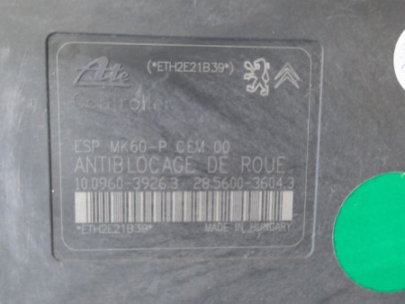 UNITE HYDRAULIQUE ABS CITROEN DS3 Phase 1 (A55) 2009-2014