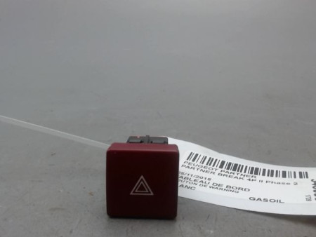 BOUTON DE WARNING PEUGEOT PARTNER BREAK II Phase 2 (B9) 2012-...