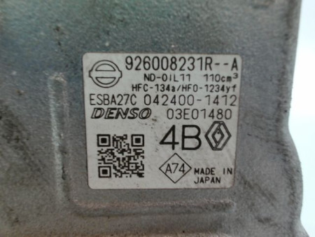 COMPRESSEUR AIR CONDITIONNE RENAULT CAPTUR Phase 1 2013-...