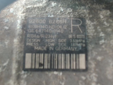COMPRESSEUR AIR CONDITIONNE RENAULT ESPACE 2009-