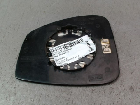GLACE RETROVISEUR EXT D RENAULT GRAND SCENIC MONOSP. III Phase 1 LONG 2009-2011