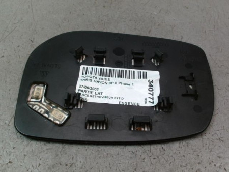 GLACE RETROVISEUR EXT D TOYOTA YARIS II Phase 1 2005-2009