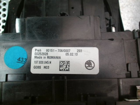 COMMANDE DE CHAUFFAGE SKODA CITIGO