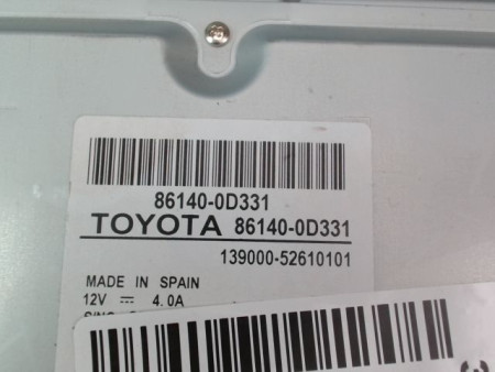 AUTORADIO TOYOTA YARIS 2005-