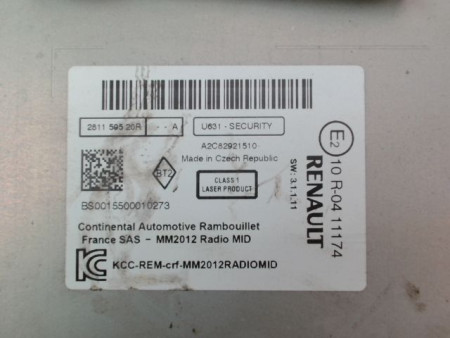AUTORADIO RENAULT KANGOO BREAK II Phase 2 2013-...