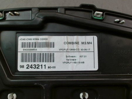 BLOC COMPTEURS CITROEN C-ELYSEE