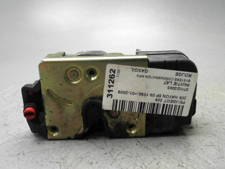 SYSTEME CONDAMNATION ARRIERE GAUCHE PEUGEOT 206 1998-2009