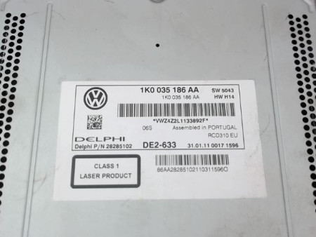 AUTORADIO VOLKSWAGEN GOLF VI (1K) 2008-2013