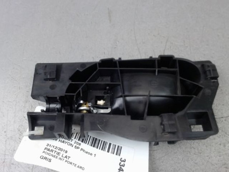 POIGNEE INTERIEURE PORTE ARRIERE DROIT PEUGEOT 208 Phase 1 2012-...