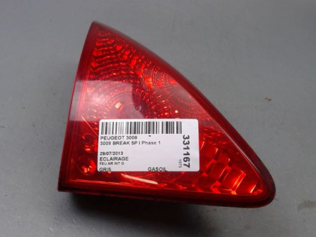 FEU ARRIERE INTERIEUR GAUCHE PEUGEOT 3008 BREAK I Phase 1 2009-2013