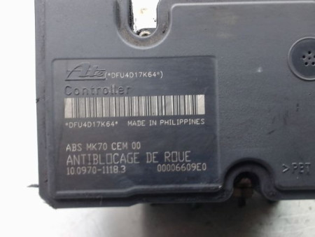 UNITE HYDRAULIQUE ABS CITROEN C3 I Phase 1 2002-2005