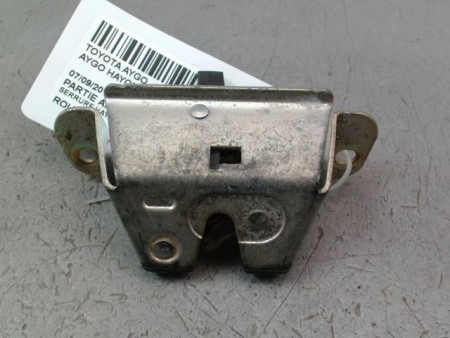 SERRURE HAYON  TOYOTA AYGO I Phase 2 2009-2012