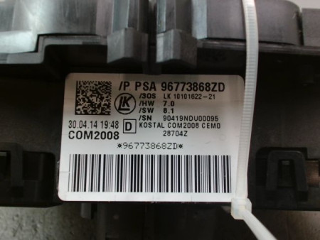 BLOC COMMODOS CITROEN C3 II Phase 2 (A51) 2013-2016