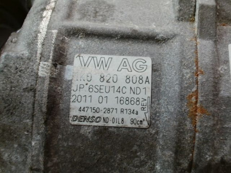COMPRESSEUR AIR CONDITIONNE VOLKSWAGEN PASSAT 2010-