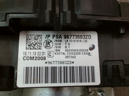 BLOC COMMODOS CITROEN DS3 Phase 1 (A55) 2009-2014