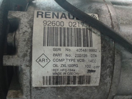 COMPRESSEUR AIR CONDITIONNE RENAULT CLIO IV Phase 1 2012-...
