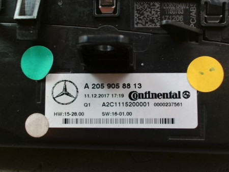 COMMANDE DE CHAUFFAGE MERCEDES CLASSE C 2007-