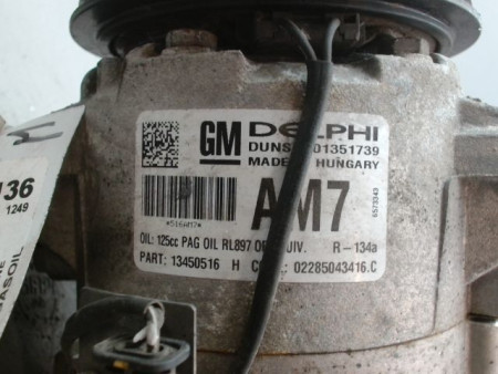 COMPRESSEUR AIR CONDITIONNE OPEL ZAFIRA