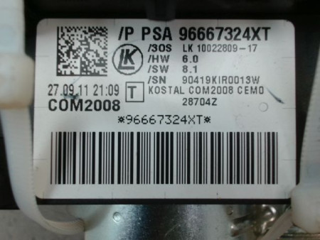 BLOC COMMODOS CITROEN C3 II Phase 1 (A51) 2009-2013