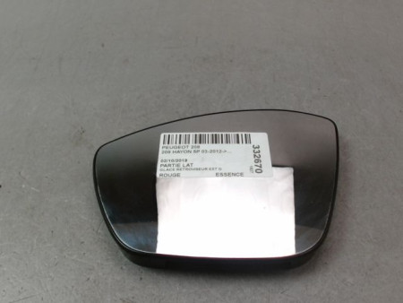 GLACE RETROVISEUR EXT G PEUGEOT 208 2012-...