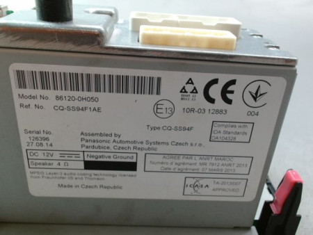 AUTORADIO PEUGEOT 108