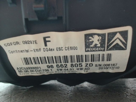 ECRAN GPS PEUGEOT 5008 MONOSP. I Phase 1 2009-2013