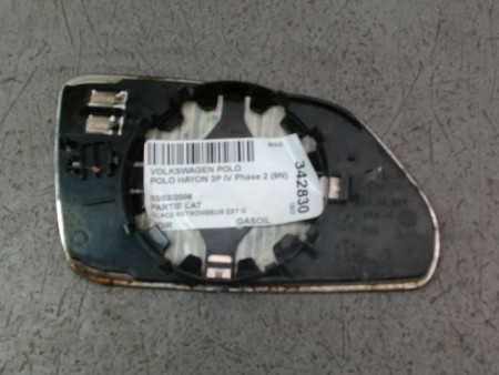 GLACE RETROVISEUR EXT G VOLKSWAGEN POLO IV Phase 2 (9N) 2005-2009