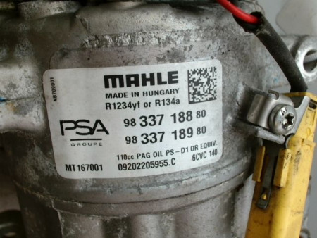 COMPRESSEUR AIR CONDITIONNE CITROEN C4 2010-