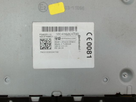 AUTORADIO CITROEN DS3 Phase 1 (A55) 2009-2014