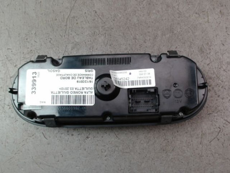 COMMANDE DE CHAUFFAGE ALFA ROMEO GUILIETTA 2010-