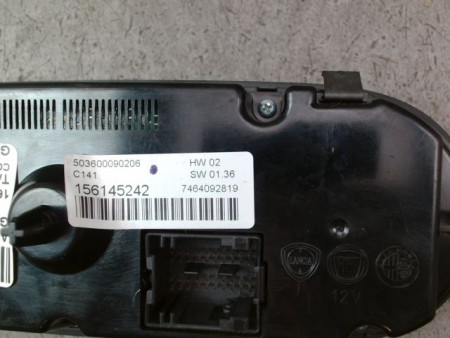 COMMANDE DE CHAUFFAGE ALFA ROMEO GUILIETTA 2010-